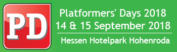 Logo Platformers‘ Days - The industry meeting point for mobile lifting technology in the heart of Germany
