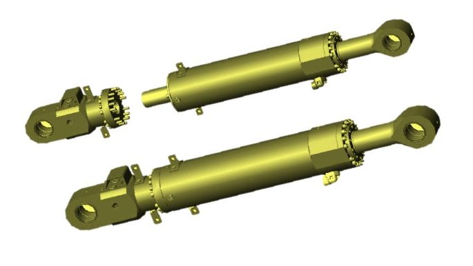 Special – hydraulic cylinder according to customer requirements